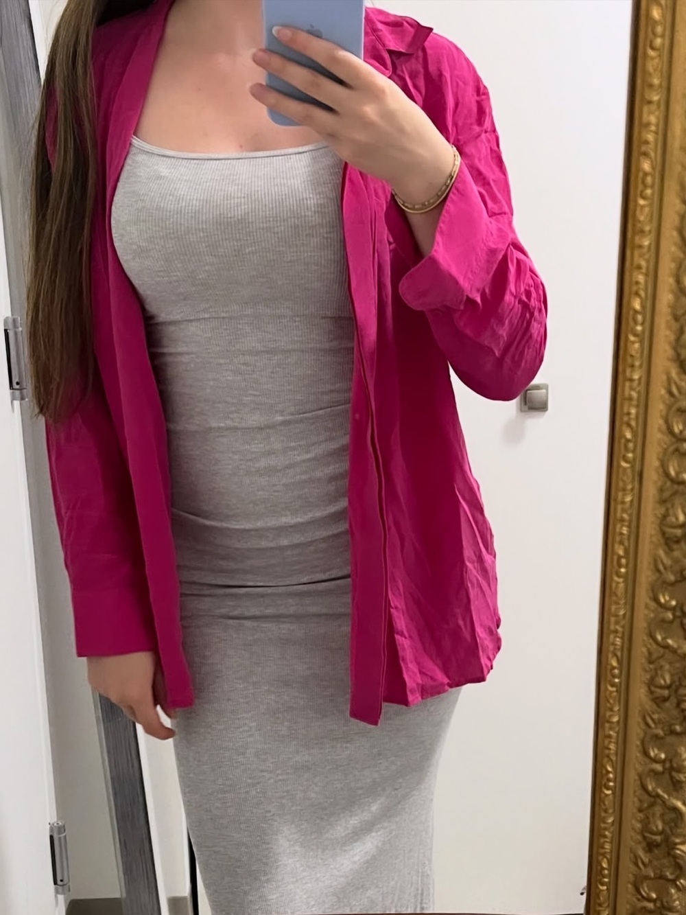 Aritzia❣️Babaton 100% silk Academy blouse pink